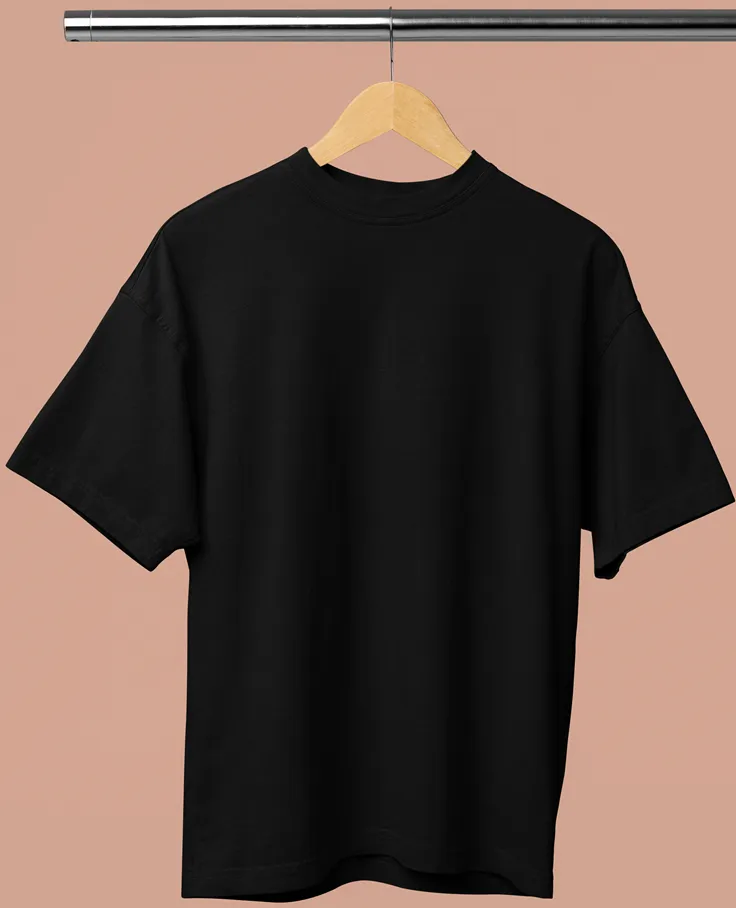 Drip SquadX Unisex Premium Cotton Oversized Plain Tshirt